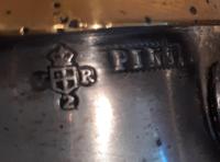 Victorian Pewter Tankard with a Brass Rim (2 of 3) Victorian Pewter Tankard with a Brass Rim (2 of 3)