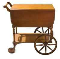 Vintage Mahogany Tea Trolley with Drop Down Flaps (3 of 7) Vintage Mahogany Tea Trolley with Drop Down Flaps (3 of 7)