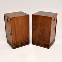Pair of Art Deco Burr Walnut Bedside Cabinets (10 of 12) Pair of Art Deco Burr Walnut Bedside Cabinets (10 of 12)