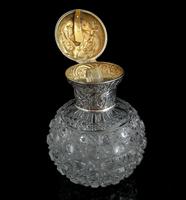 Antique Victorian Scent Bottle, Cut Glass, Sterling Silver (11 of 12) Antique Victorian Scent Bottle, Cut Glass, Sterling Silver (11 of 12)