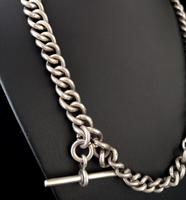 Antique Silver Albert Watch Chain, Heavy (13 of 13) Antique Silver Albert Watch Chain, Heavy (13 of 13)