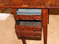 Regency Burr Yew Work Table (5 of 9) Regency Burr Yew Work Table (5 of 9)