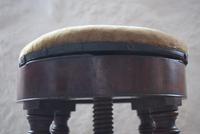 Victorian Mahogany Circular Revolving Piano Stool (3 of 9) Victorian Mahogany Circular Revolving Piano Stool (3 of 9)