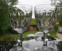 10 Val Saint Lambert Charles X Water Goblets (3 of 5) 10 Val Saint Lambert Charles X Water Goblets (3 of 5)