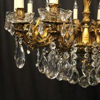 French 12 Light Gilded Bronze Antique Chandelier (2 of 10) French 12 Light Gilded Bronze Antique Chandelier (2 of 10)
