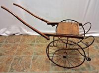 Antique Childs Cart Rickshaw Great For Display Shop or Garden (1 of 8)