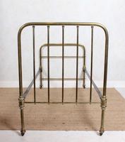 Brass Bed Frame Victorian 19th Century Single Bedframe Cast Iron (10 of 12) Brass Bed Frame Victorian 19th Century Single Bedframe Cast Iron (10 of 12)