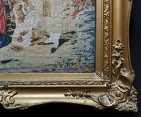 Large Beautiful Framed Original 19thc German Berlin Needlework Tapestry Picture (4 of 15) Large Beautiful Framed Original 19thc German Berlin Needlework Tapestry Picture (4 of 15)