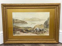 19th Century Scottish Highlands Watercolour Loch Kishorn By William Leighton Leitch (34 of 36) 19th Century Scottish Highlands Watercolour Loch Kishorn By William Leighton Leitch (34 of 36)