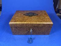 19th Century French Burr Cedar Inlaid Box (6 of 11) 19th Century French Burr Cedar Inlaid Box (6 of 11)