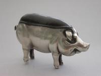 Edwardian Novelty Antique Silver Pig Pin Cushion by Adie & Lovekin, Birmingham 1902 (4 of 10) Edwardian Novelty Antique Silver Pig Pin Cushion by Adie & Lovekin, Birmingham 1902 (4 of 10)