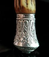 Victorian Silver Magnifying Glass, Antler Handle (9 of 13) Victorian Silver Magnifying Glass, Antler Handle (9 of 13)