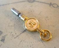 Antique Pocket Watch Chain Fob 1890s Victorian Brass & Steel Swivel Key Size 10 (6 of 9) Antique Pocket Watch Chain Fob 1890s Victorian Brass & Steel Swivel Key Size 10 (6 of 9)