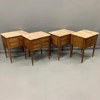Set of 4 French Marble Top Side Tables (6 of 11) Set of 4 French Marble Top Side Tables (6 of 11)