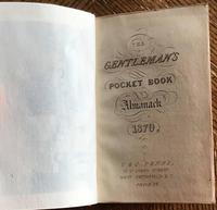 1870 The Gentleman's Pocket Book Almanack (2 of 8) 1870 The Gentleman's Pocket Book Almanack (2 of 8)