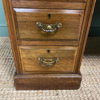 19th Century Victorian Oak Antique Pedestal Desk (6 of 8) 19th Century Victorian Oak Antique Pedestal Desk (6 of 8)