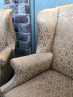 Pair of Antique English Upholstered Wing Armchairs for Recovering (11 of 12) Pair of Antique English Upholstered Wing Armchairs for Recovering (11 of 12)