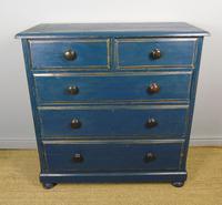 Charming Victorian Painted Chest of Drawers 19th Century (5 of 6) Charming Victorian Painted Chest of Drawers 19th Century (5 of 6)
