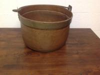 Very Fine 19th Century French Perigordain Copper Cauldron with Cast Iron Handle VGC Plant Holder, Tress Planter Urn (3 of 7) Very Fine 19th Century French Perigordain Copper Cauldron with Cast Iron Handle VGC Plant Holder, Tress Planter Urn (3 of 7)
