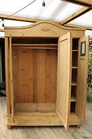 Fabulous Old Pine Triple 'Knock Down' Arts & Crafts Wardrobe (8 of 11) Fabulous Old Pine Triple 'Knock Down' Arts & Crafts Wardrobe (8 of 11)