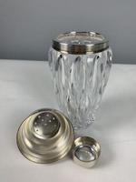Silver Plate Art Deco Tall Glass Cocktail Shaker; 1930’s (3 of 6) Silver Plate Art Deco Tall Glass Cocktail Shaker; 1930’s (3 of 6)