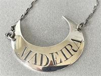 Late 18th Century Silver Crescent Madeira Label (1 of 4)