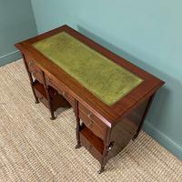 Small Victorian Walnut Antique Writing Desk (4 of 5) Small Victorian Walnut Antique Writing Desk (4 of 5)