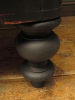 Antique Painted Black Bow Front Chest of Drawers (15 of 16) Antique Painted Black Bow Front Chest of Drawers (15 of 16)