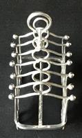 Aesthetic Movement Silver Plated 7 Bar Toast Rack (6 of 6) Aesthetic Movement Silver Plated 7 Bar Toast Rack (6 of 6)