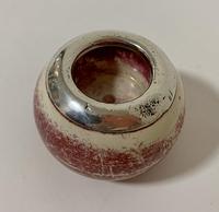 Antique Globular Ceramic Match Strike Holder with Silver Rim (7 of 9) Antique Globular Ceramic Match Strike Holder with Silver Rim (7 of 9)