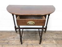 Antique Oak Demi-lune Console Table (7 of 14) Antique Oak Demi-lune Console Table (7 of 14)