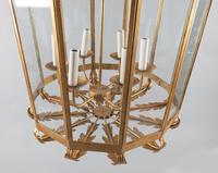 Large French Gilt Metal & Glass Six Light Lantern (4 of 6) Large French Gilt Metal & Glass Six Light Lantern (4 of 6)