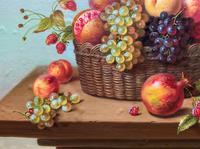 Original Vintage Still Life of Fruit & Flowers - 'Tom Caspers' 20thc British (11 of 12) Original Vintage Still Life of Fruit & Flowers - 'Tom Caspers' 20thc British (11 of 12)