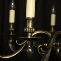 French Silver Plated 8 Light Mid 20th Century Chandelier (6 of 10) French Silver Plated 8 Light Mid 20th Century Chandelier (6 of 10)