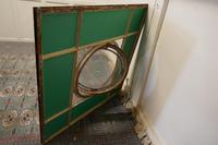 Large 19th Century Industrial Window Mirror with Central Leaded Bottle Glass Opening (8 of 8) Large 19th Century Industrial Window Mirror with Central Leaded Bottle Glass Opening (8 of 8)