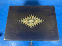 Victorian Ebonised Jewellery Box with Mother of Pearl & Abalone Inlay (8 of 18) Victorian Ebonised Jewellery Box with Mother of Pearl & Abalone Inlay (8 of 18)
