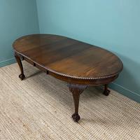 Edwardian Walnut Wind-out Extending Antique Dining Table (4 of 9) Edwardian Walnut Wind-out Extending Antique Dining Table (4 of 9)
