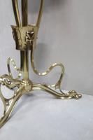 Art Nouveau Polished Brass Floor Lamp (8 of 8) Art Nouveau Polished Brass Floor Lamp (8 of 8)