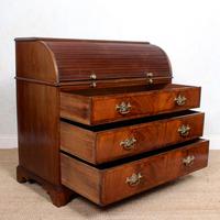 Cylinder Bureau Georgian Writing Desk Chest (8 of 12) Cylinder Bureau Georgian Writing Desk Chest (8 of 12)