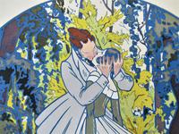 Pair of unusual limited edition French silkscreen prints, c1970, unframed (10 of 10) Pair of unusual limited edition French silkscreen prints, c1970, unframed (10 of 10)
