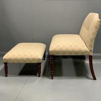 Regency window seat and matching stool (2 of 9) Regency window seat and matching stool (2 of 9)