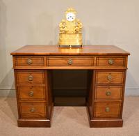 19th Century Walnut Pedestal Desk