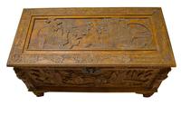 Early 20th Century Chinese Style Carved Camphorwood Chest (5 of 11) Early 20th Century Chinese Style Carved Camphorwood Chest (5 of 11)