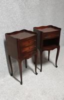 Pair French Mahogany Bedside Cabinets (3 of 3) Pair French Mahogany Bedside Cabinets (3 of 3)