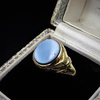 Antique Victorian Blue Sardonyx Signet 18ct 18K Yellow Gold Mourning Ring (6 of 10) Antique Victorian Blue Sardonyx Signet 18ct 18K Yellow Gold Mourning Ring (6 of 10)