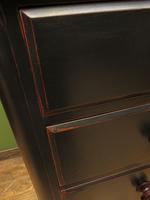Antique Painted Black Chest of Drawers (7 of 16) Antique Painted Black Chest of Drawers (7 of 16)