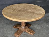 French Round Bleached Oak Farmhouse Dining Table (12 of 19) French Round Bleached Oak Farmhouse Dining Table (12 of 19)