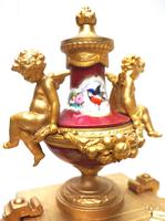 Incredible French Sevres Mantel Clock French Striking 8-day Garniture Clock Set (16 of 19) Incredible French Sevres Mantel Clock French Striking 8-day Garniture Clock Set (16 of 19)