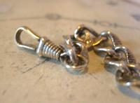 Antique German Pocket Watch Chain 1920s Ornate Silver Nickel Fancy Albert (9 of 11) Antique German Pocket Watch Chain 1920s Ornate Silver Nickel Fancy Albert (9 of 11)