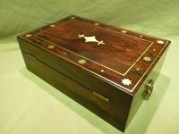 Regency Style Inlaid Rosewood Jewellery – Table Box c.1830 (5 of 11) Regency Style Inlaid Rosewood Jewellery – Table Box c.1830 (5 of 11)